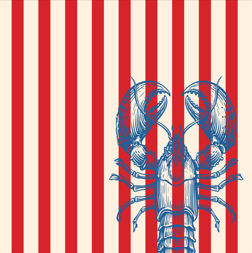 Rockport Lobster Napkin
