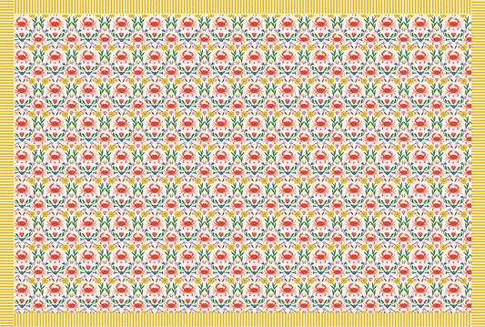Cannes Crab Tablecloth