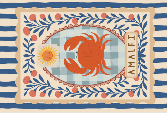 Amalfi Crab Tablecloth
