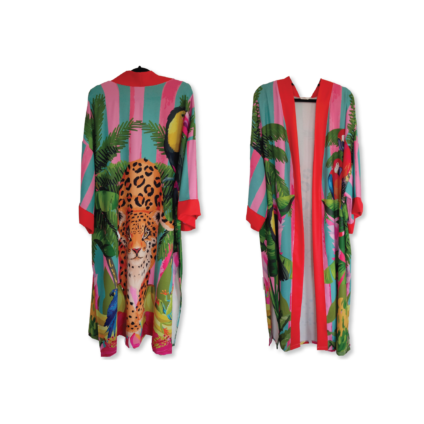 Lush Leopard Jungle Kimono